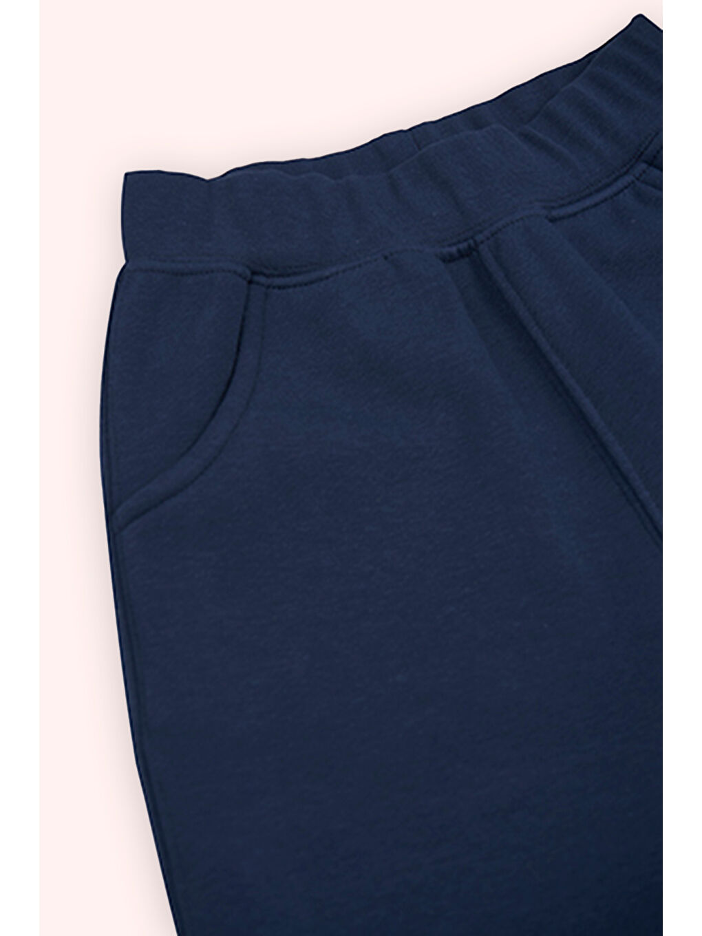 Erkek Bebek Beli Lastikli Lacivert Eşofman Altı-1