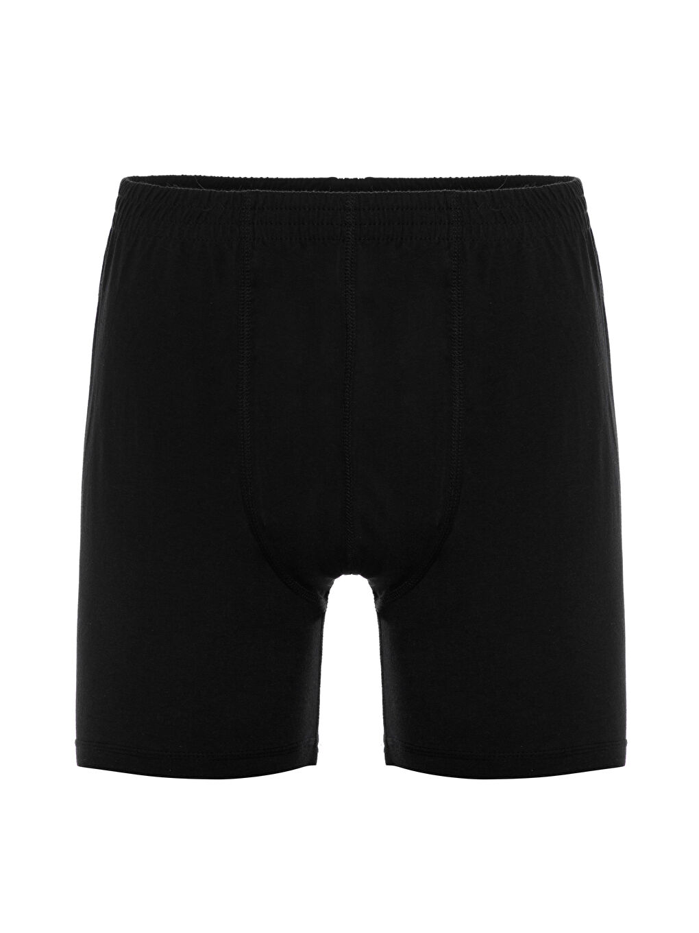 Erkek Pamuklu Siyah Uzun %100 Pamuk Boxer 3'lü 416S-1
