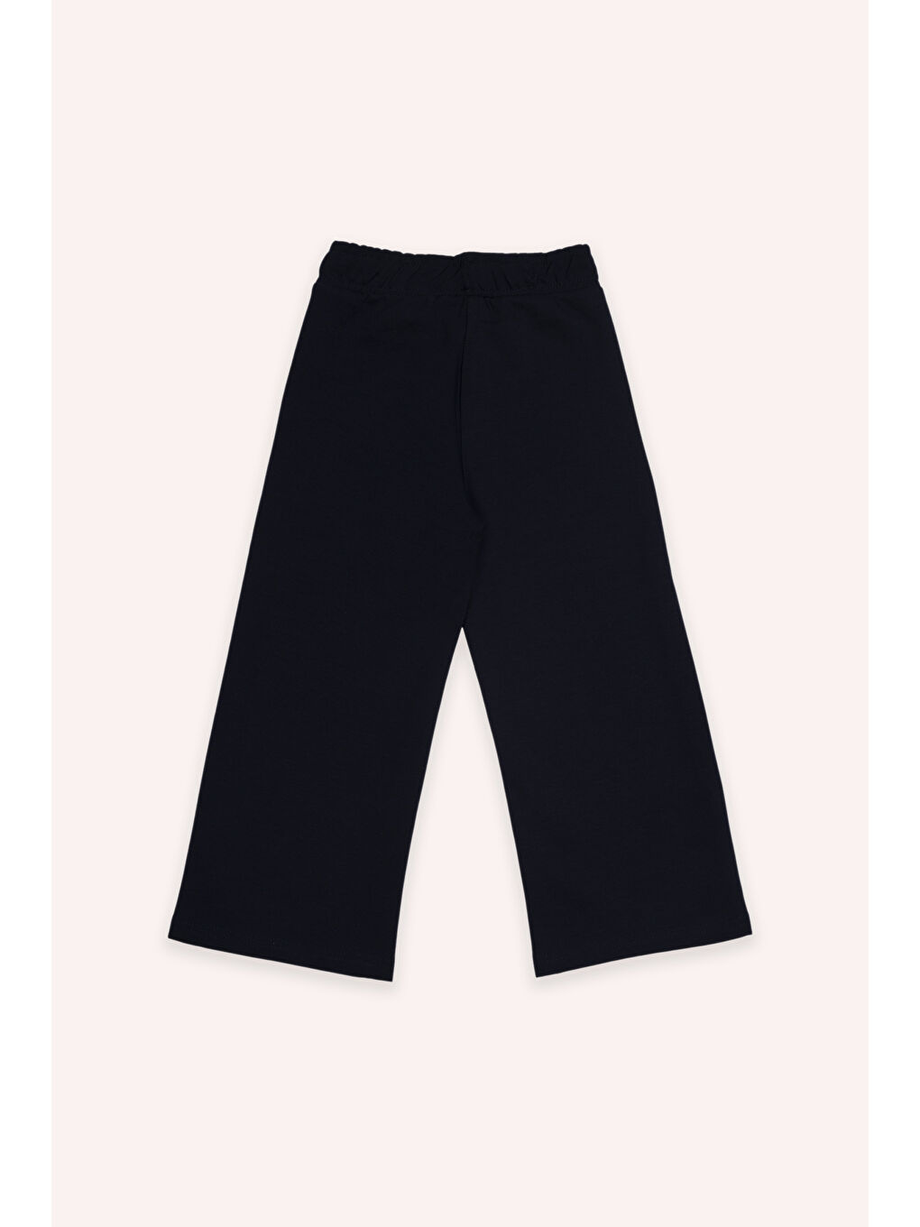 Kız Çocuk Bol Paça Lacivert Eşofman Alt-1