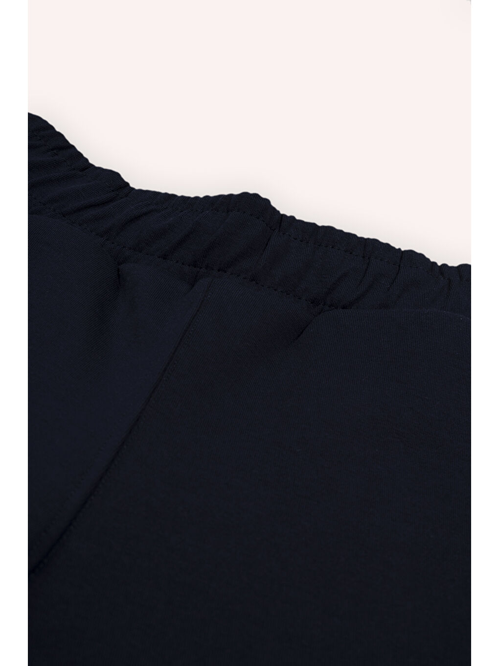 Kız Çocuk Bol Paça Lacivert Eşofman Alt-2