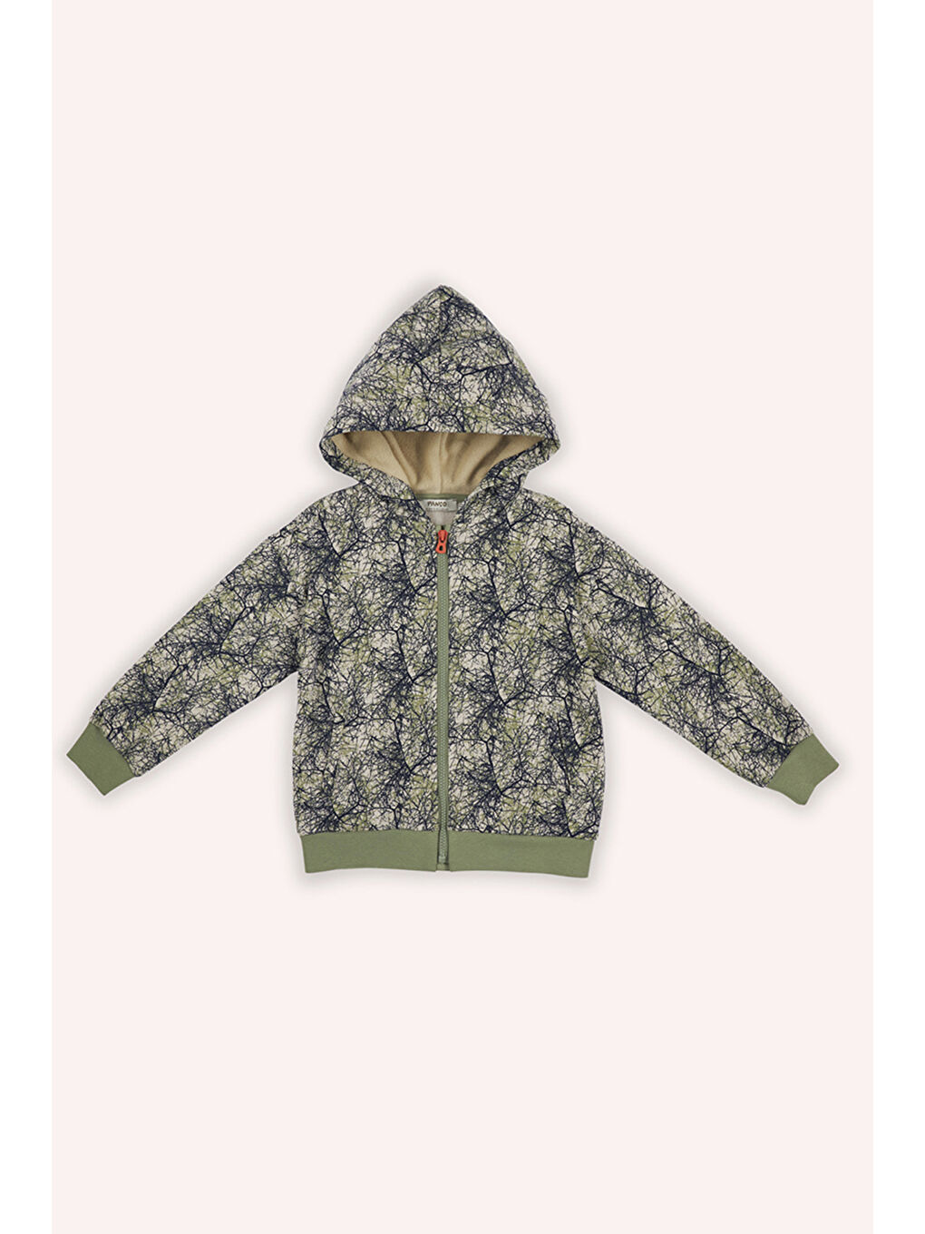 Erkek Çocuk Baskılı Bej Sweatshirt