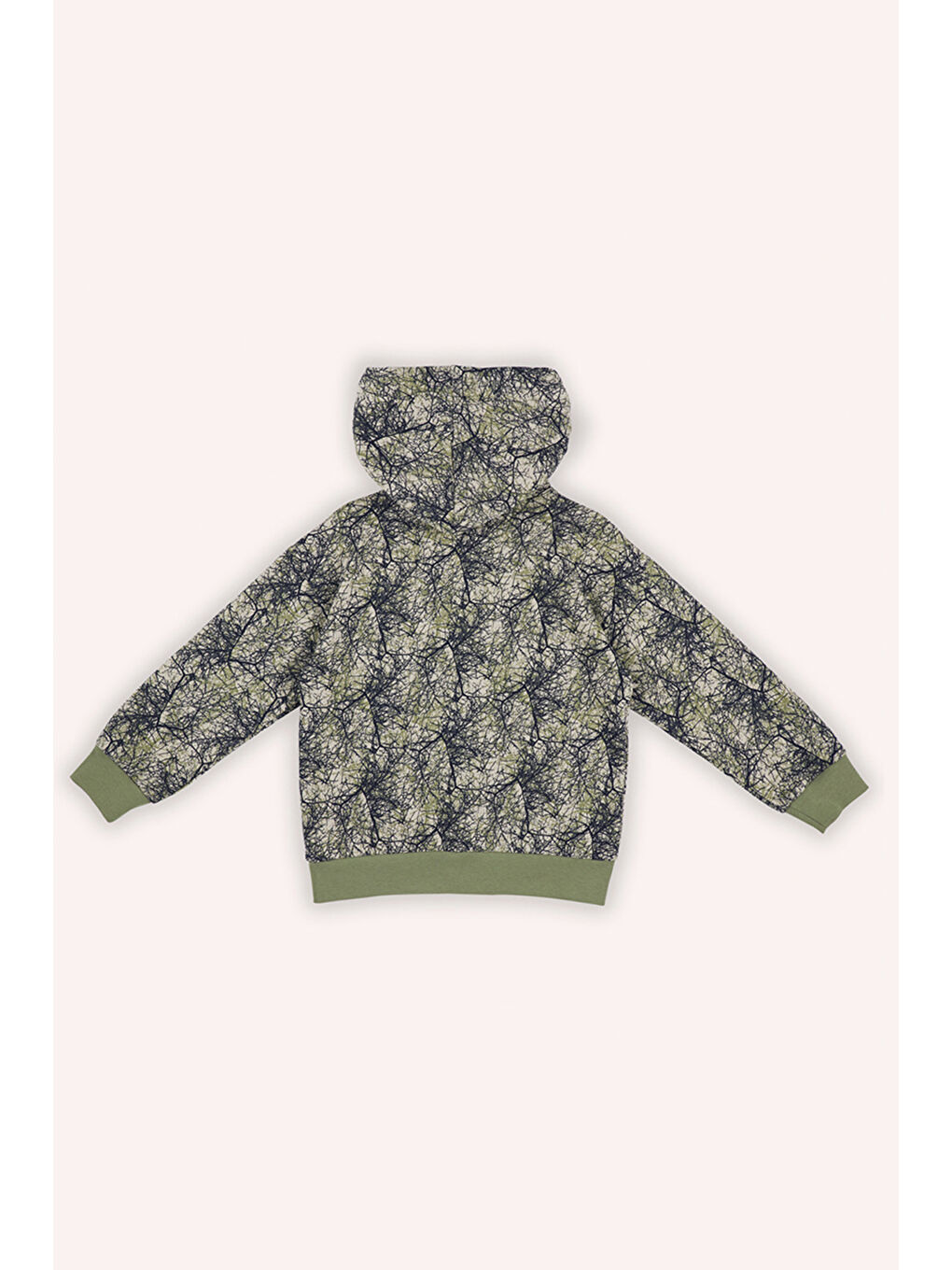 Erkek Çocuk Baskılı Bej Sweatshirt-1