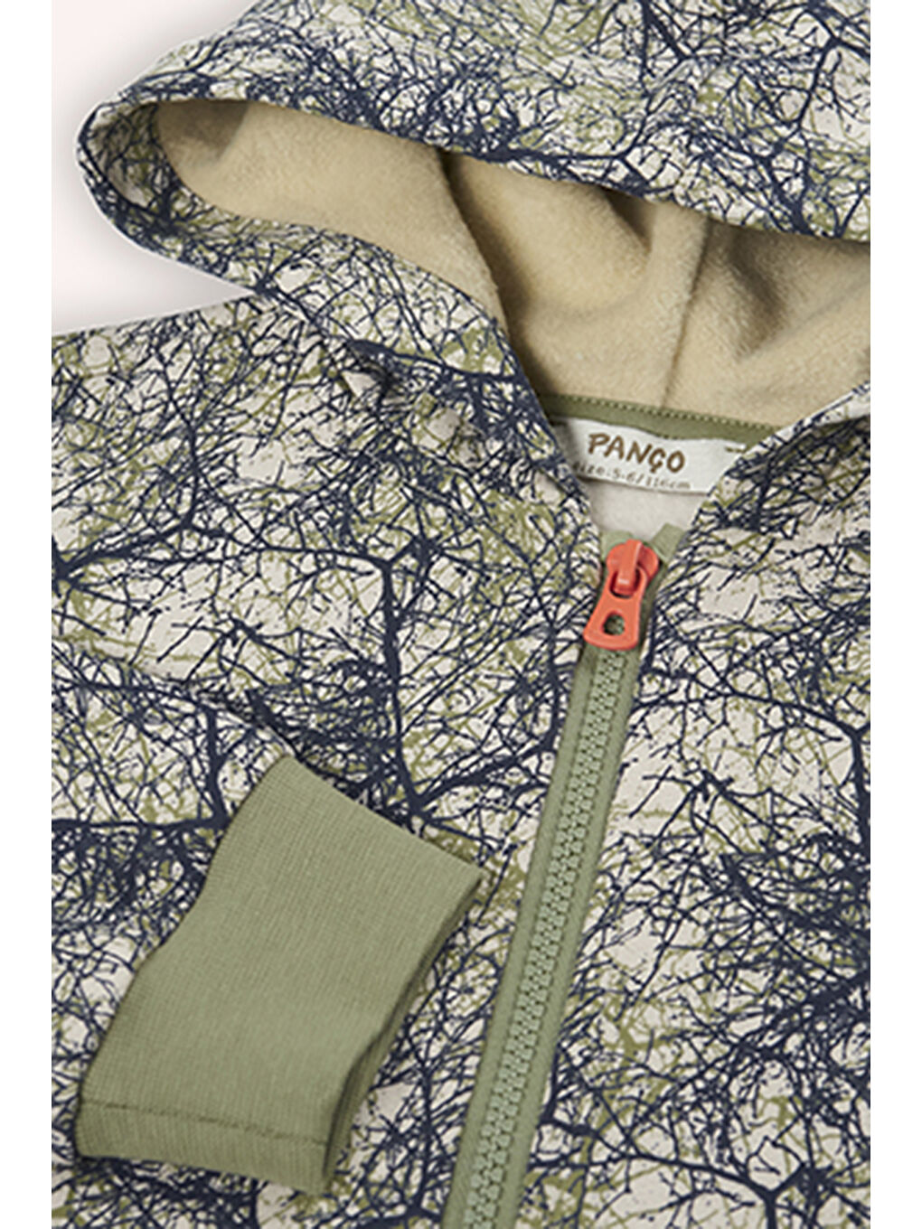 Erkek Çocuk Baskılı Bej Sweatshirt-2