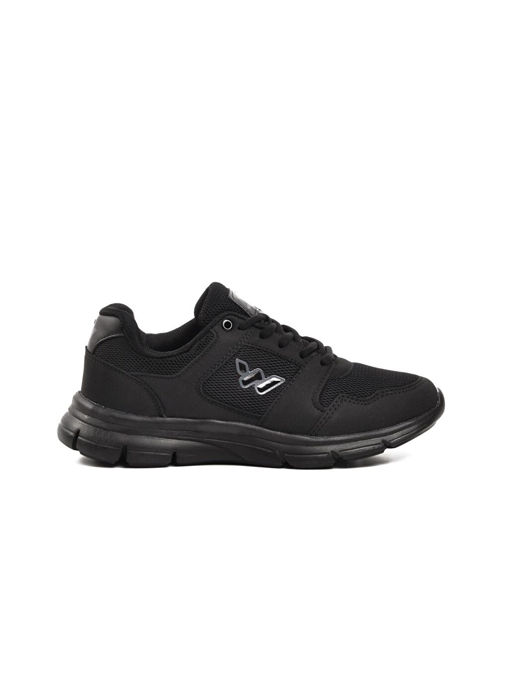 Portofino Siyah-Siyah Fileli Hafif Unisex Yürüyüş Ayakkabısı