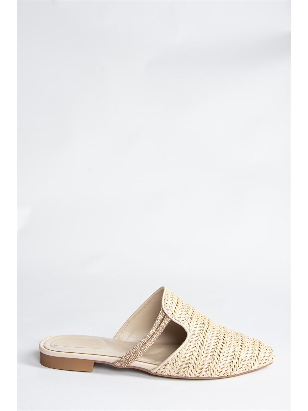 Bej P820031417 Ten Kadın Terlik-4