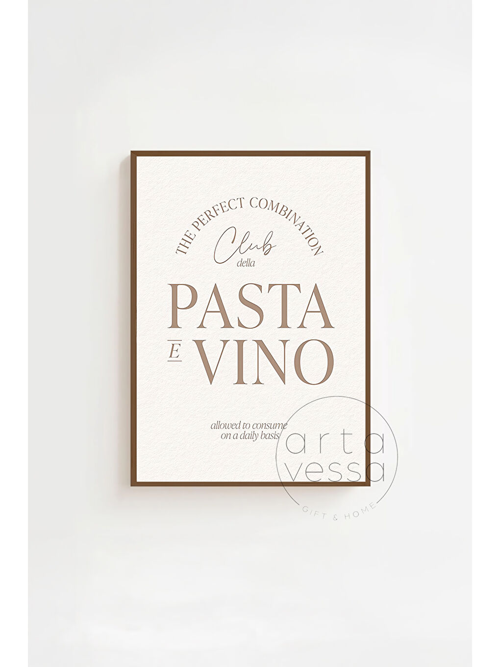 Beyaz 3 Parça Kahverengi Gerçek Ahşap Çerçeveli Tablo Seti - Model 5 - ERSY3KHVCRV5-3348-1