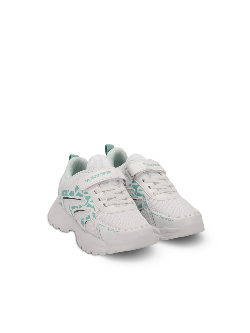 SLAZENGER KANNER Kız Çocuk Sneaker Ayakkabı Beyaz / Yeşil - 1