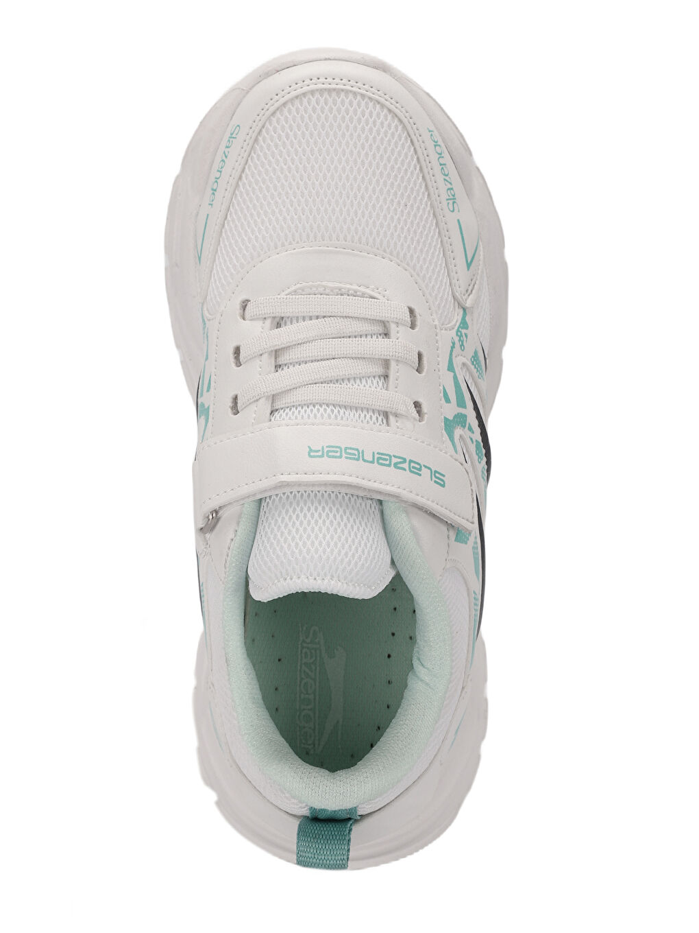 SLAZENGER KANNER Kız Çocuk Sneaker Ayakkabı Beyaz / Yeşil - 4