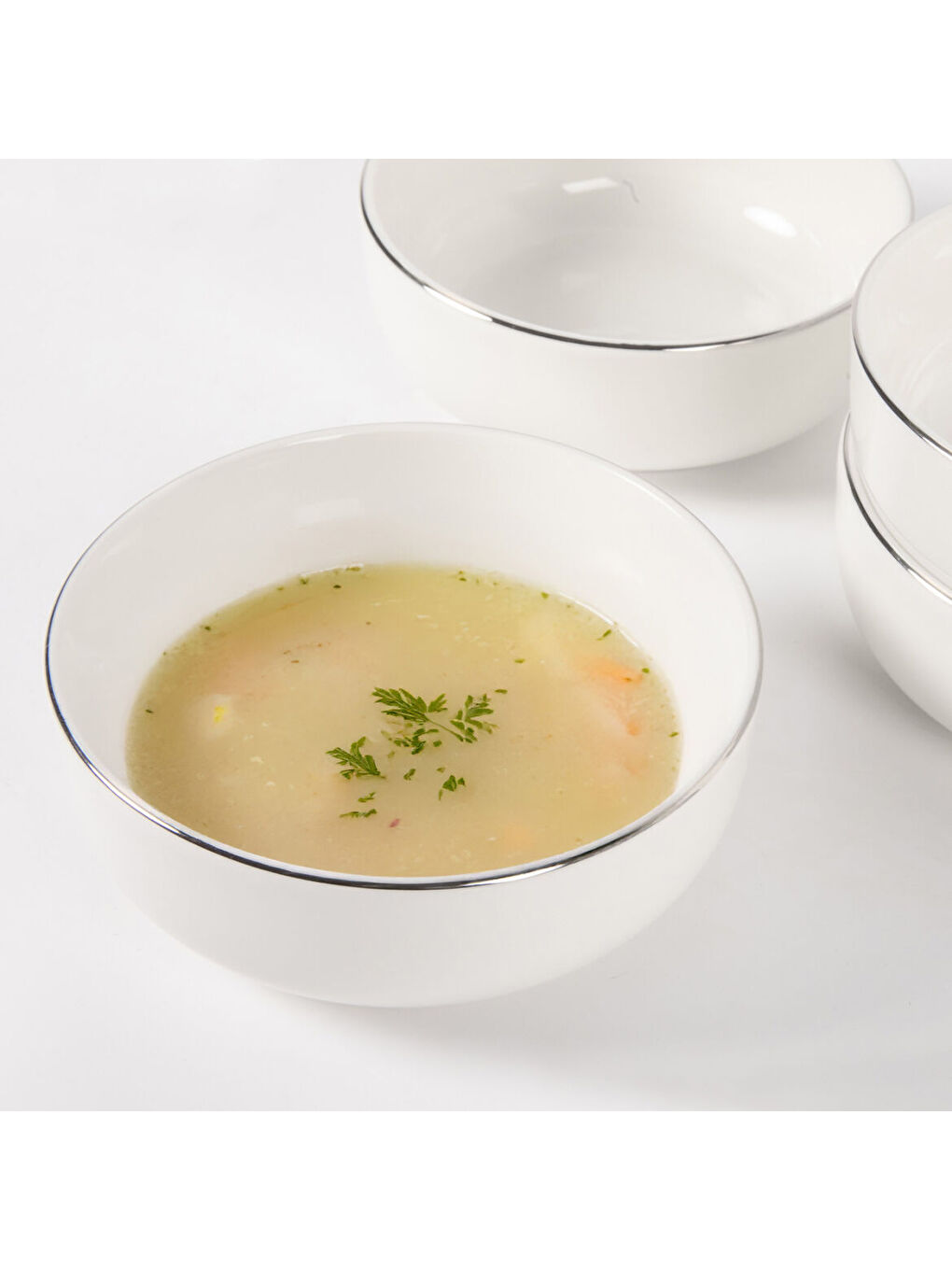 Ekru Bilbao 4 Parça 13 Cm Yeni Nesil Kase Gümüş Yaldız 220-1