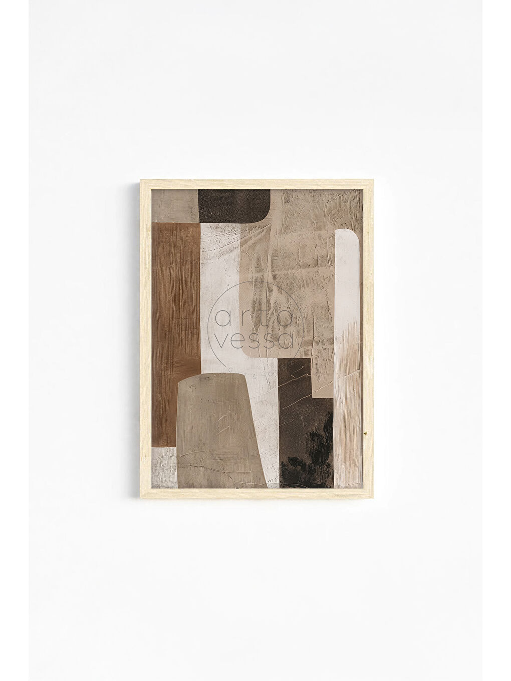 Beyaz Gerçek Ahşap Çerçeveli 3 Parça 3D Poster Tablo Seti - ERSY3SET12 - ERSY3SET12-1520-1