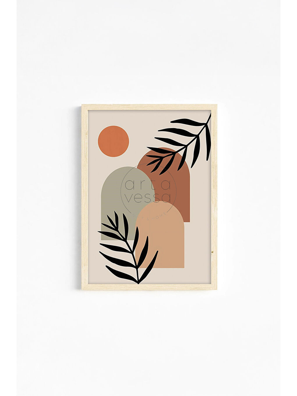 Beyaz Gerçek Ahşap Çerçeveli 3 Parça 3D Poster Tablo Seti - ERSY3SET26 - ERSY3SET26-2030-1