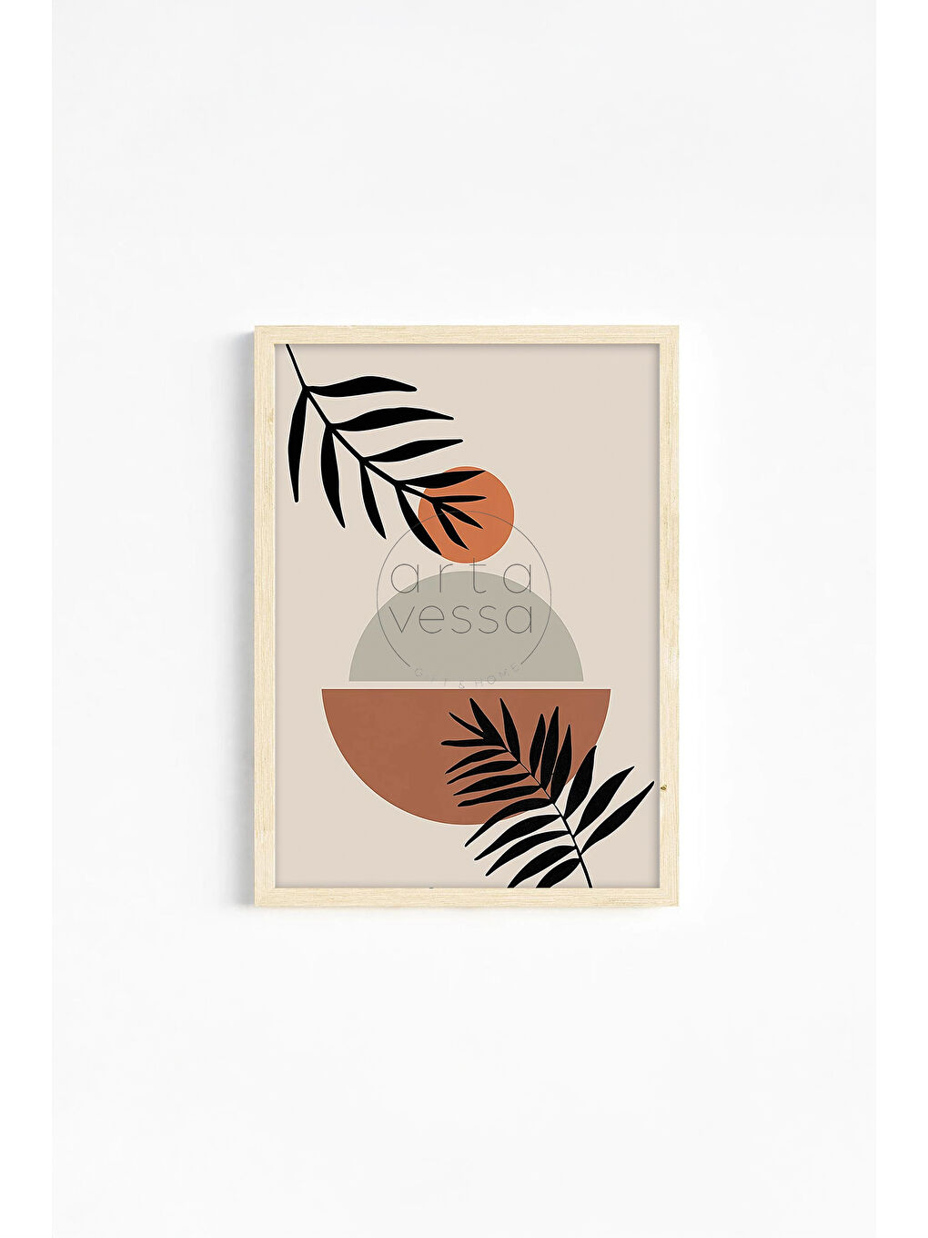 Beyaz Gerçek Ahşap Çerçeveli 3 Parça 3D Poster Tablo Seti - ERSY3SET26 - ERSY3SET26-2030-2