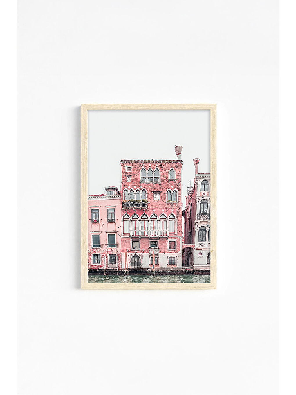 Beyaz Gerçek Ahşap Çerçeveli 3 Parça 3D Poster Tablo Seti - ERSY3SET3 - ERSY3SET3-1520-1