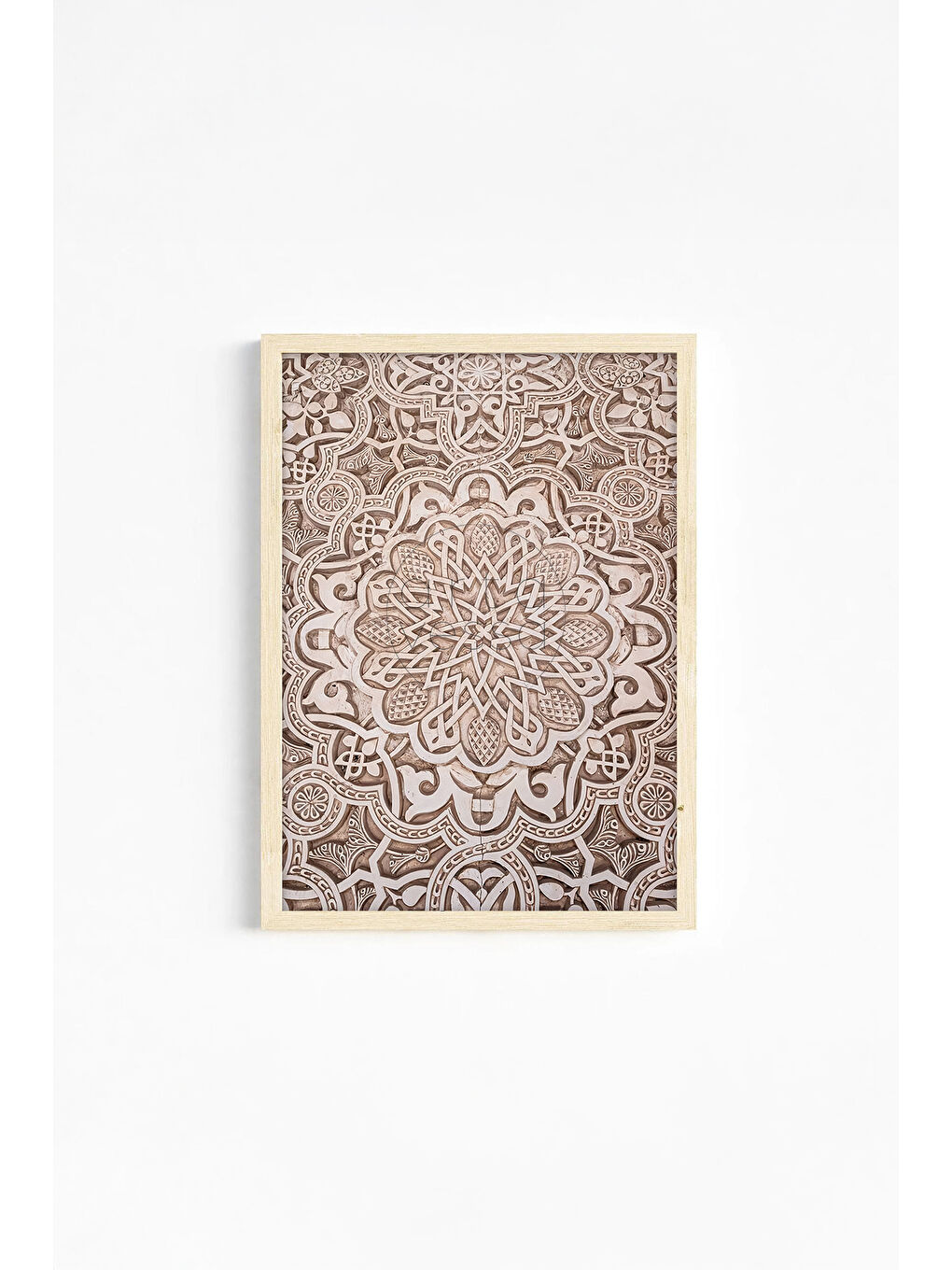 Beyaz Gerçek Ahşap Çerçeveli 3 Parça 3D Poster Tablo Seti - ERSY3SET7 - ERSY3SET7-1520-1