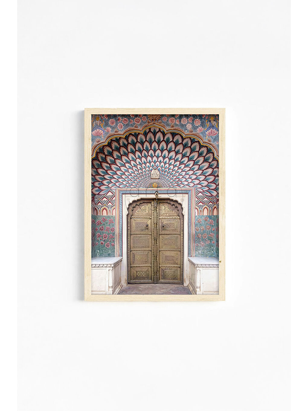 Beyaz Gerçek Ahşap Çerçeveli 3 Parça 3D Poster Tablo Seti - ERSY3SET7 - ERSY3SET7-1520-2