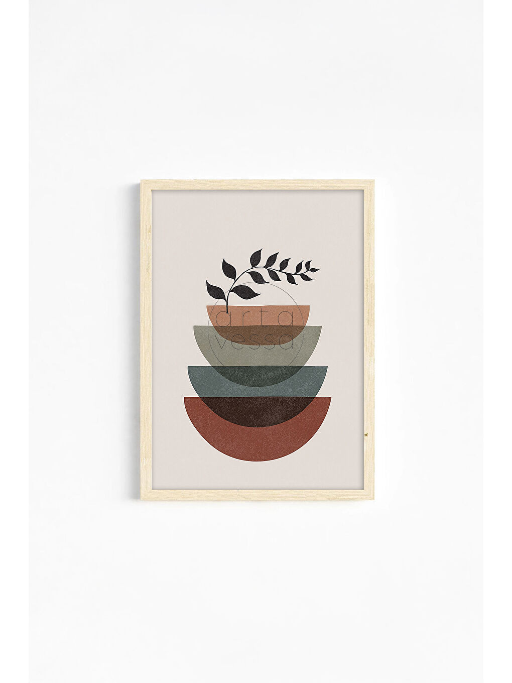 Beyaz Gerçek Ahşap Çerçeveli 3 Parça 3D Poster Tablo Seti - ERSY3SET9 - ERSY3SET9-3348-2