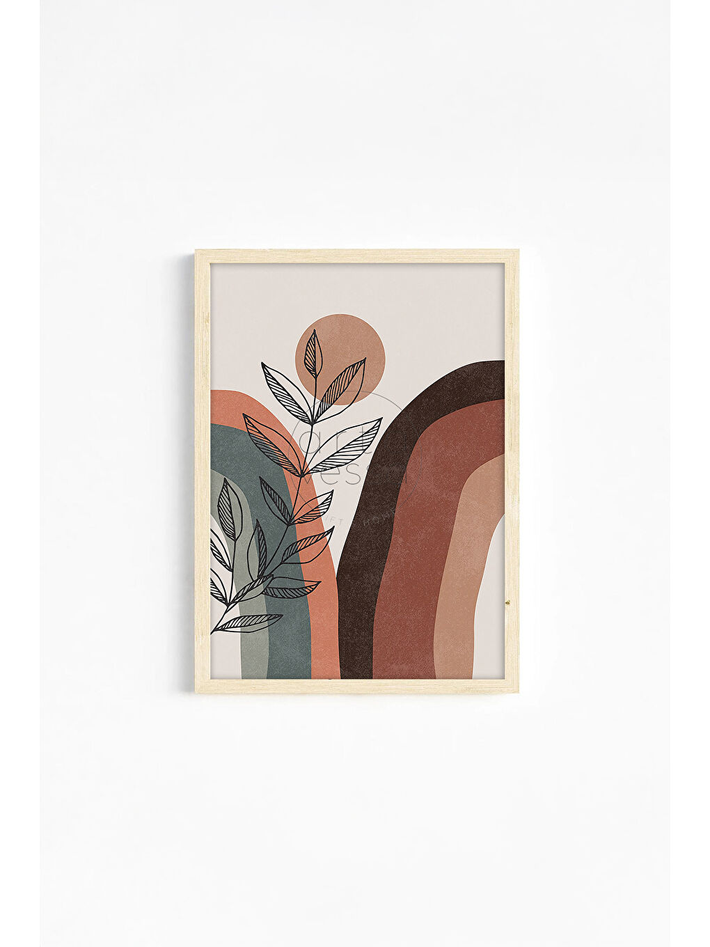 Beyaz Gerçek Ahşap Çerçeveli 3 Parça 3D Poster Tablo Seti - ERSY3SET9 - ERSY3SET9-3348-3