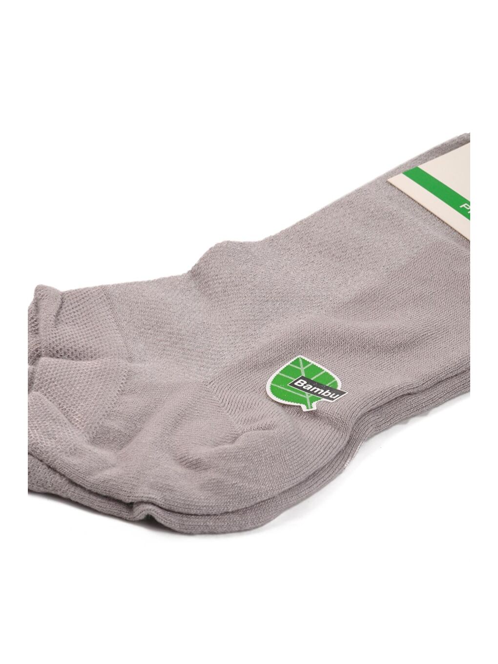 Gri Bambu Unisex Patik Çorap 24K001-1