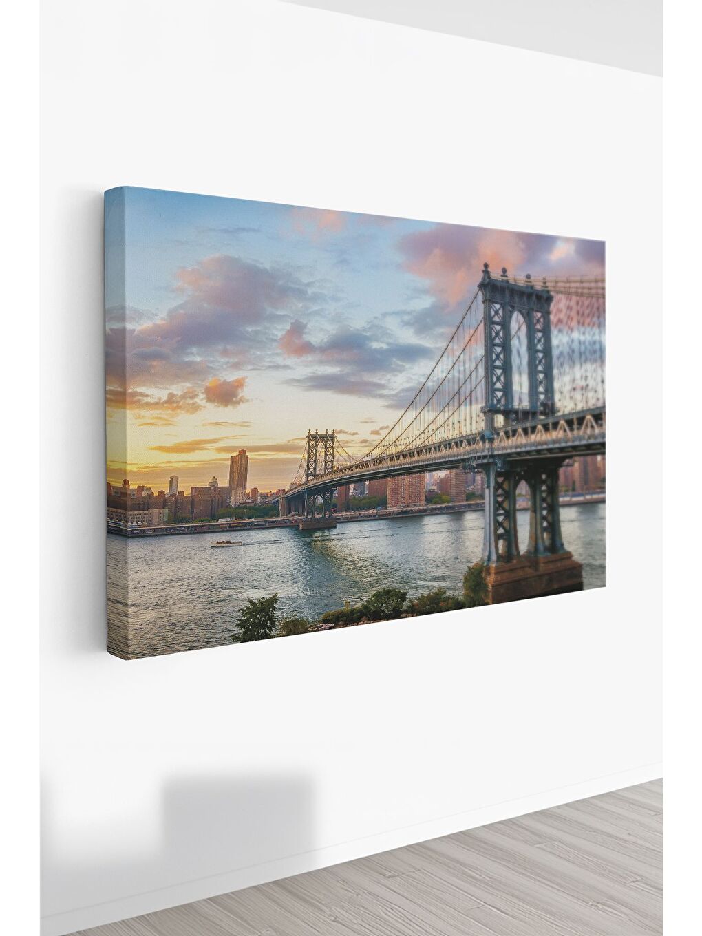 Beyaz Dekoratif Kanvas Tablo - FDC102 - ERSYFDC102-4060-1