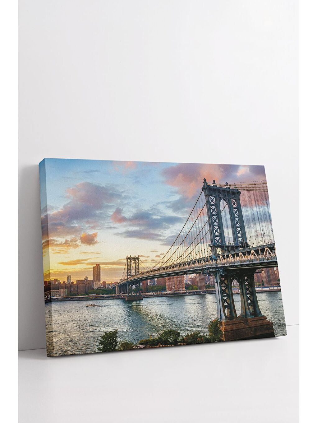 Beyaz Dekoratif Kanvas Tablo - FDC102 - ERSYFDC102-4060-2