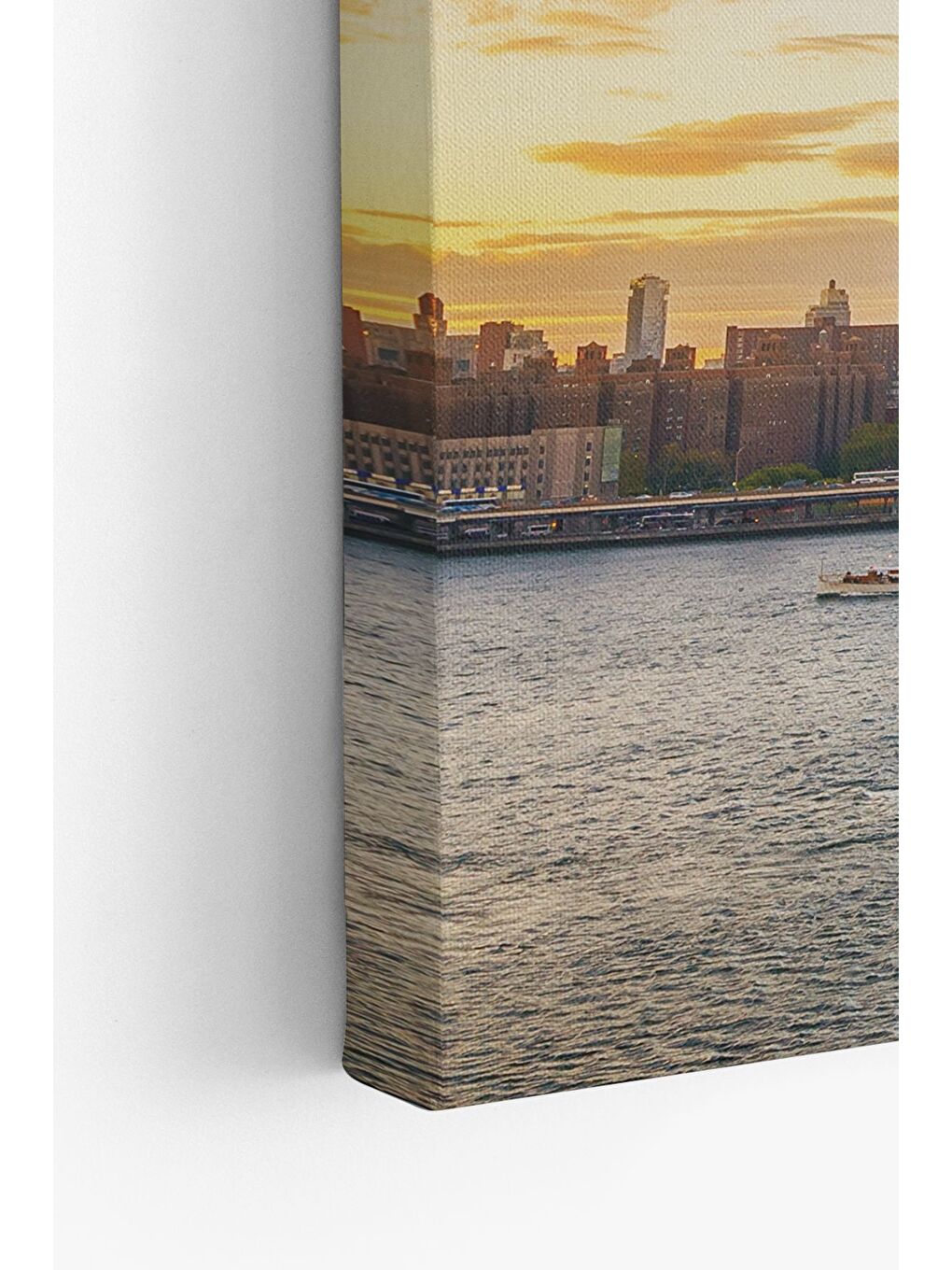 Beyaz Dekoratif Kanvas Tablo - FDC102 - ERSYFDC102-4060-3