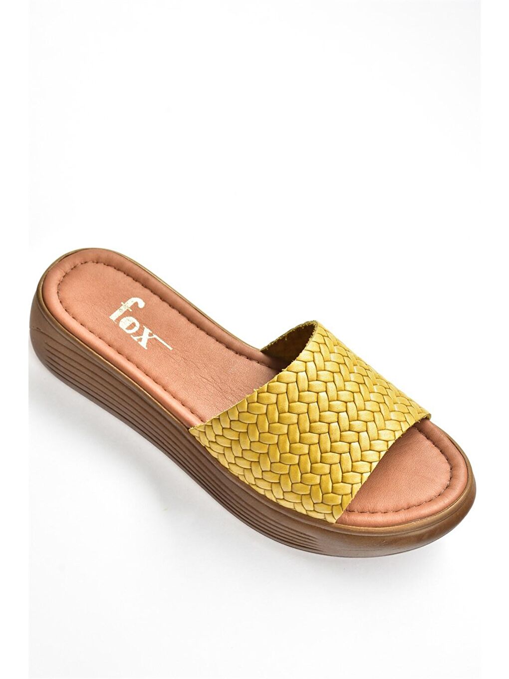 M291850003 Sarı Kadın Terlik-4