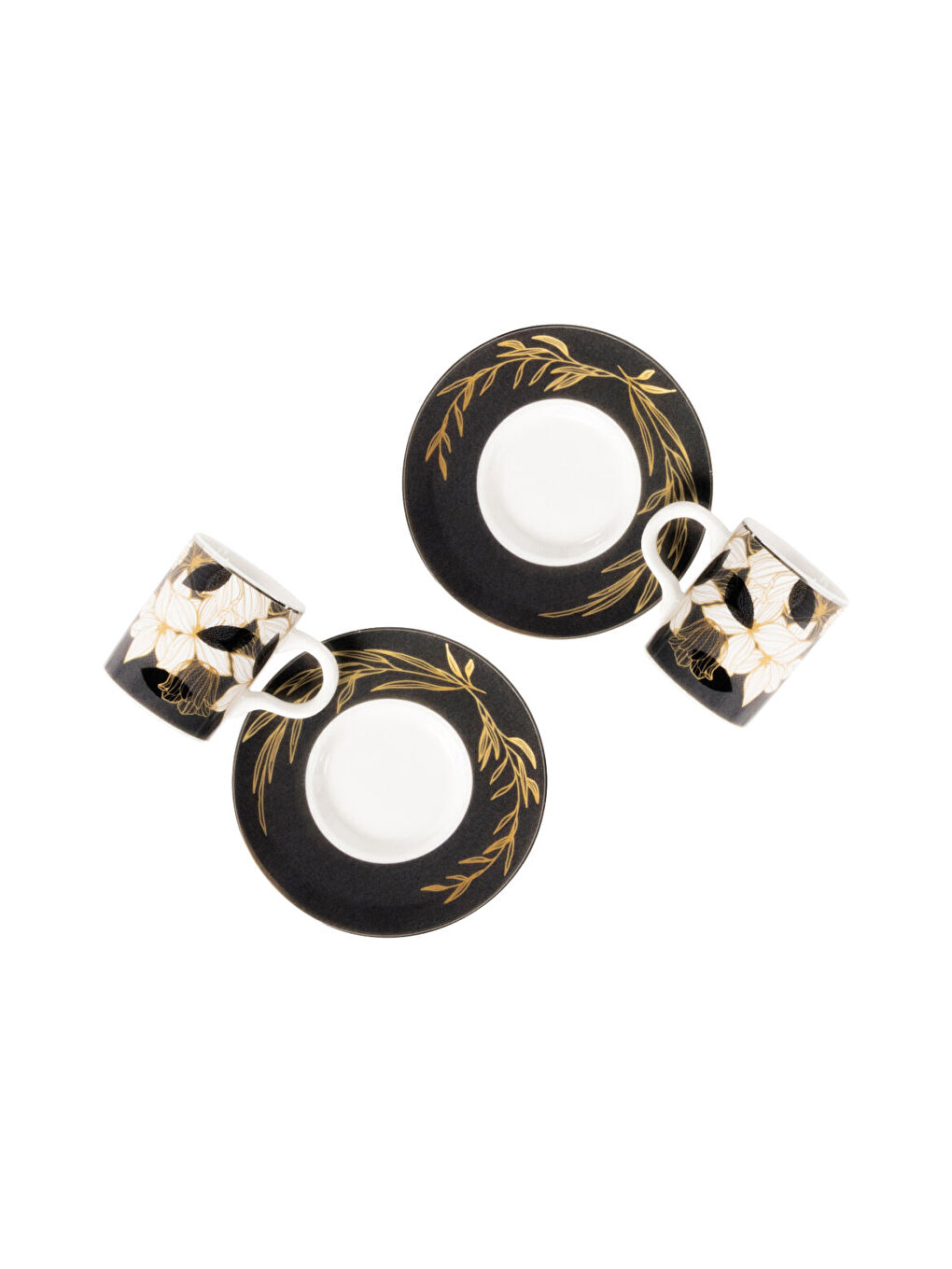 Ekru Camelia 12 Parça 6 Kişilik Kahve Takımı 6708 Gri-2