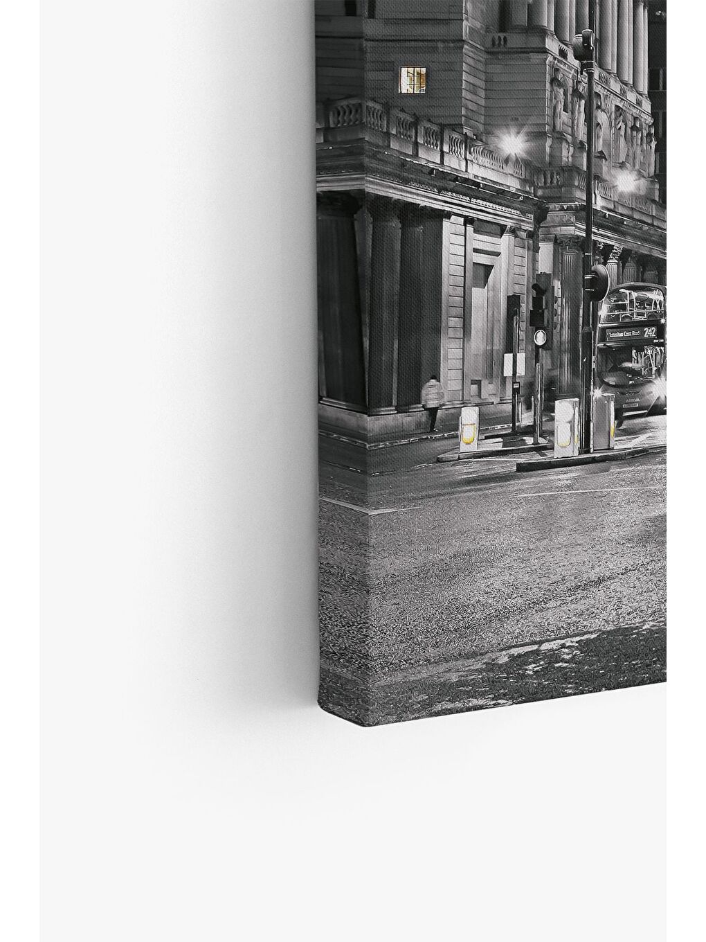 Beyaz Dekoratif Kanvas Tablo - FDC195 - ERSYFDC195-5070-3