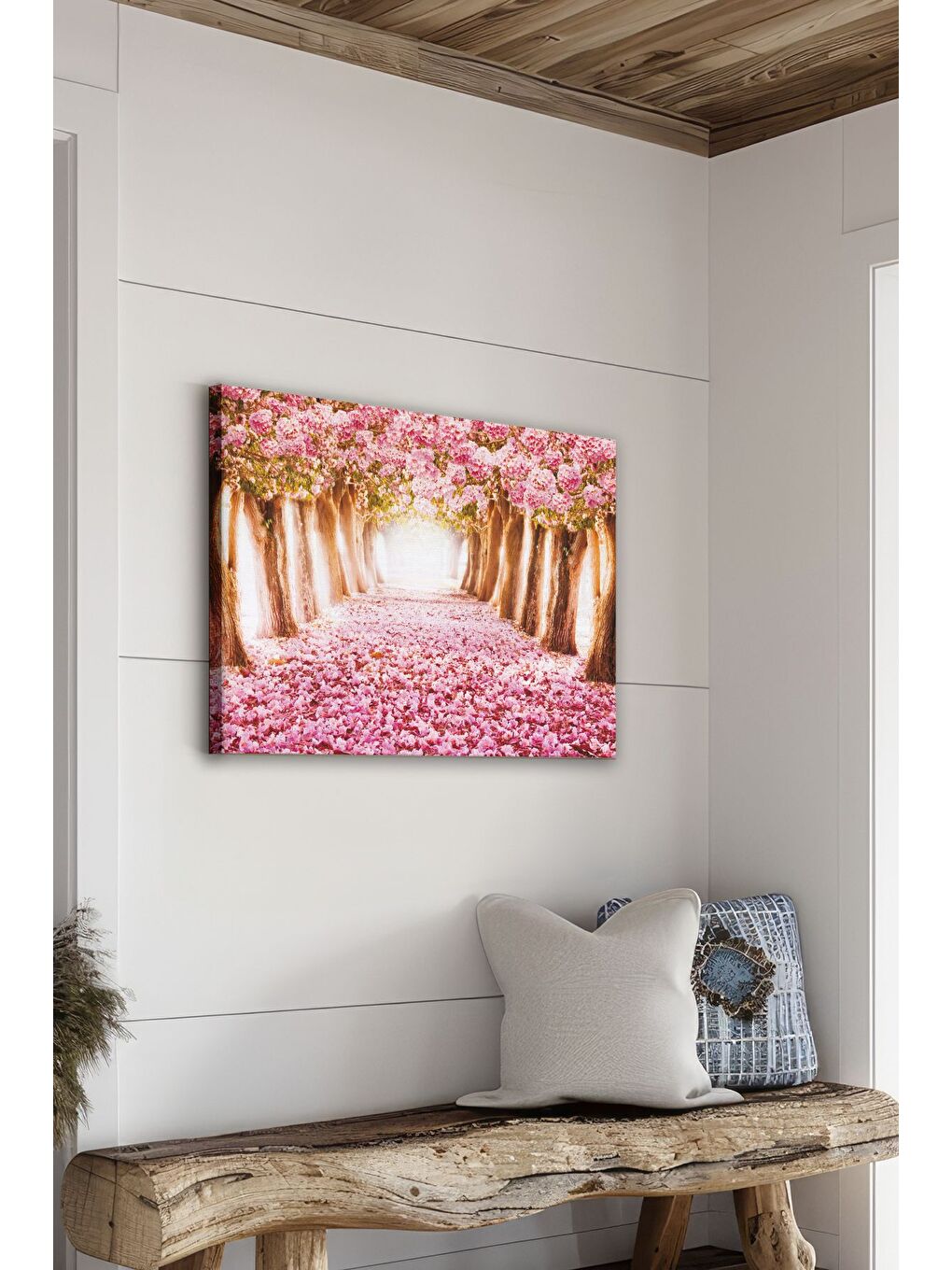 Beyaz Dekoratif Kanvas Tablo - FDC229 - ERSYFDC229-5070