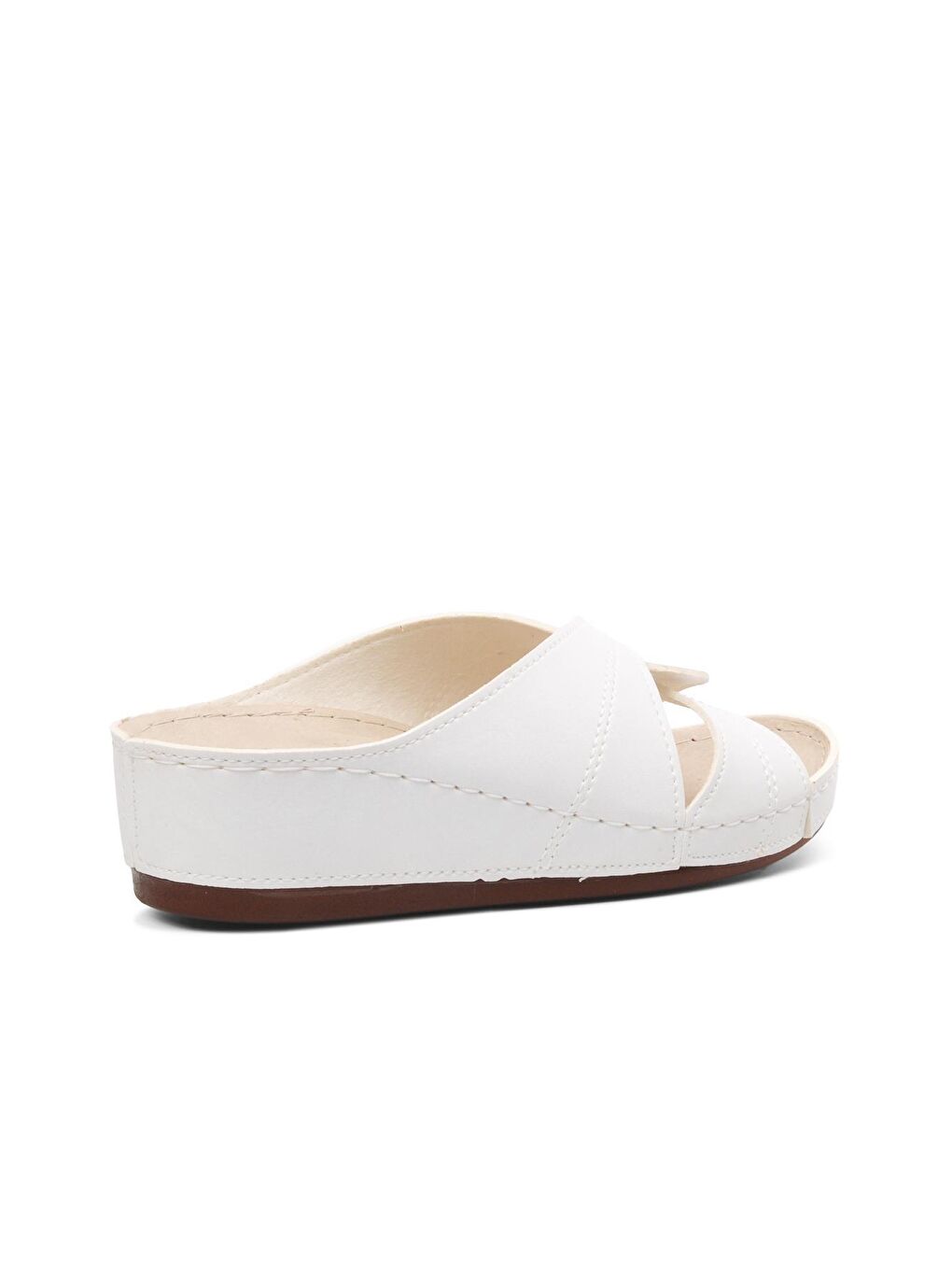 09-098 Rr Beyaz Kadın Günlük Terlik-3