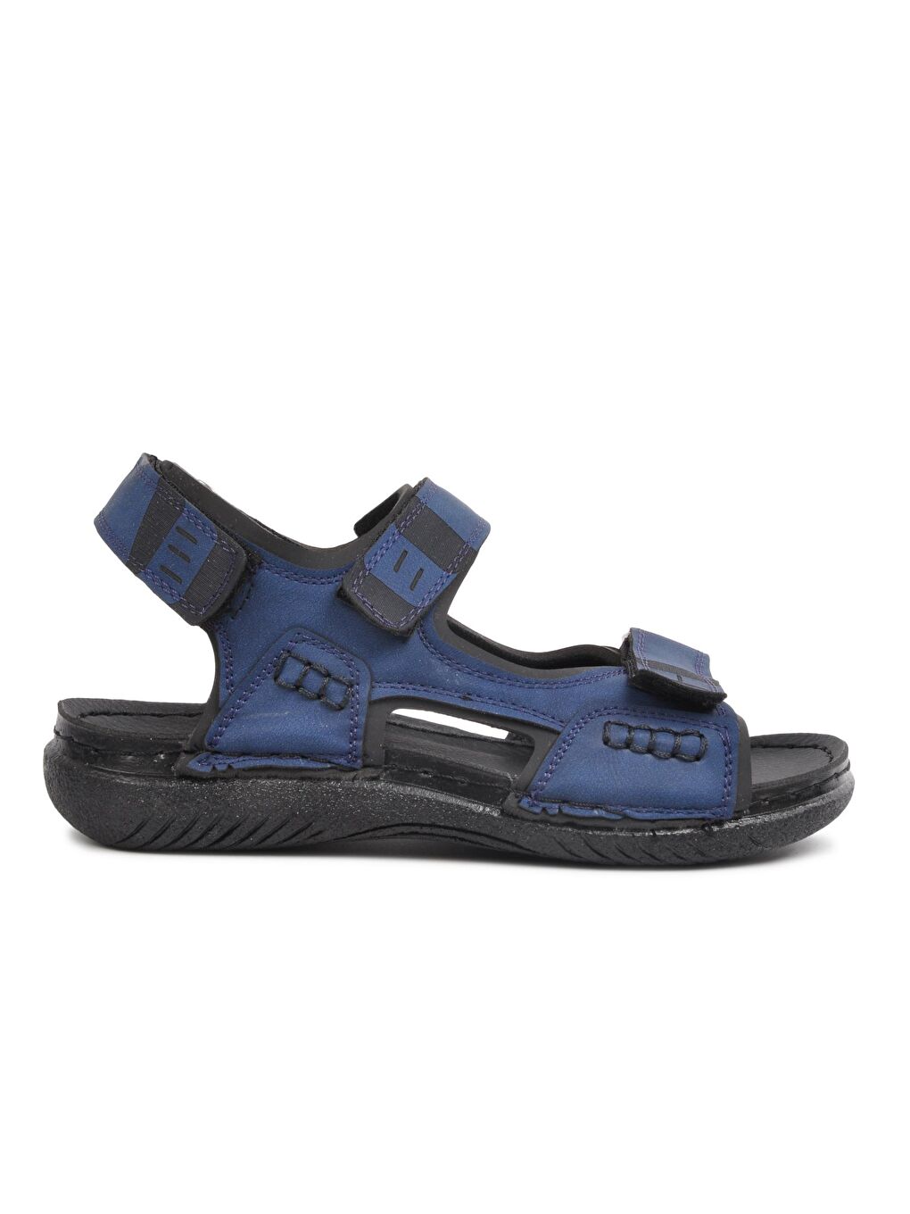 401241 Lacivert Çocuk Cırtlı Sandalet