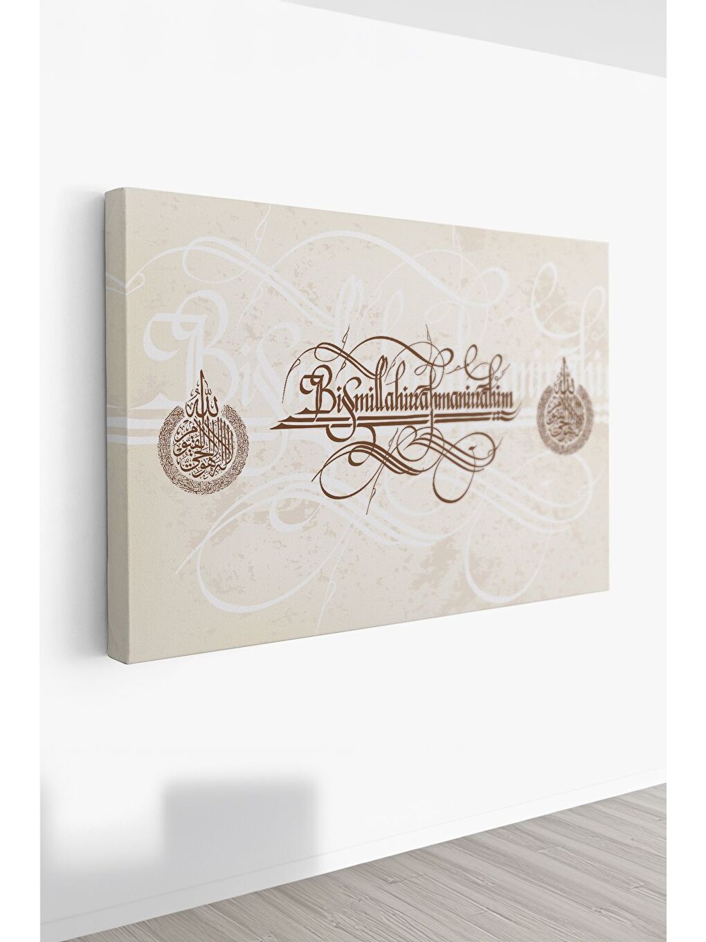 Beyaz Dekoratif Kanvas Tablo - FDC304 - ERSYFDC304-4060-1