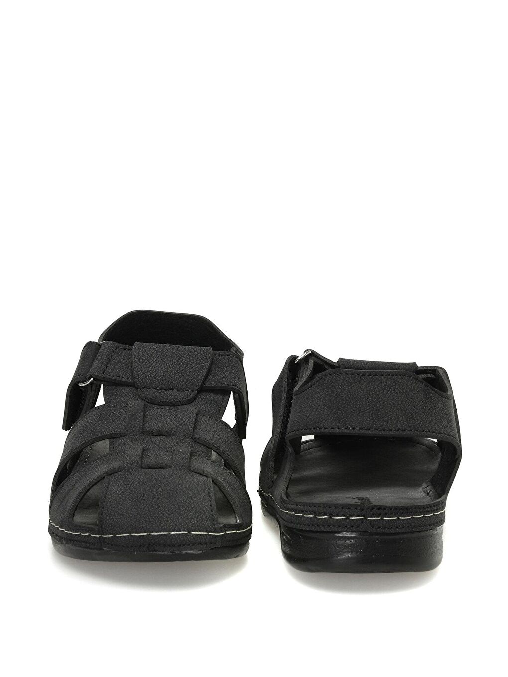 106921N.M 3FX Siyah Erkek Sandalet-4