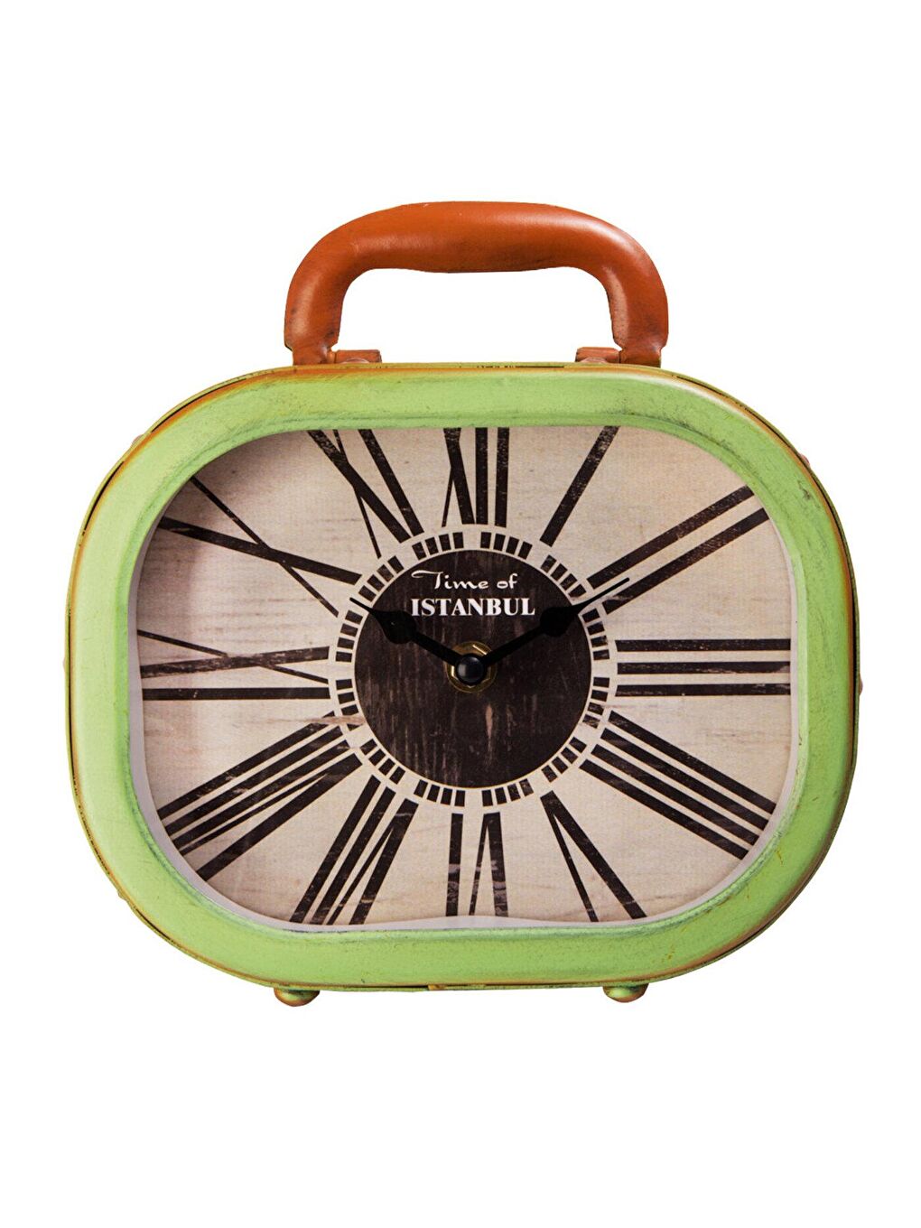 Bavul Masa Saati Yeşil