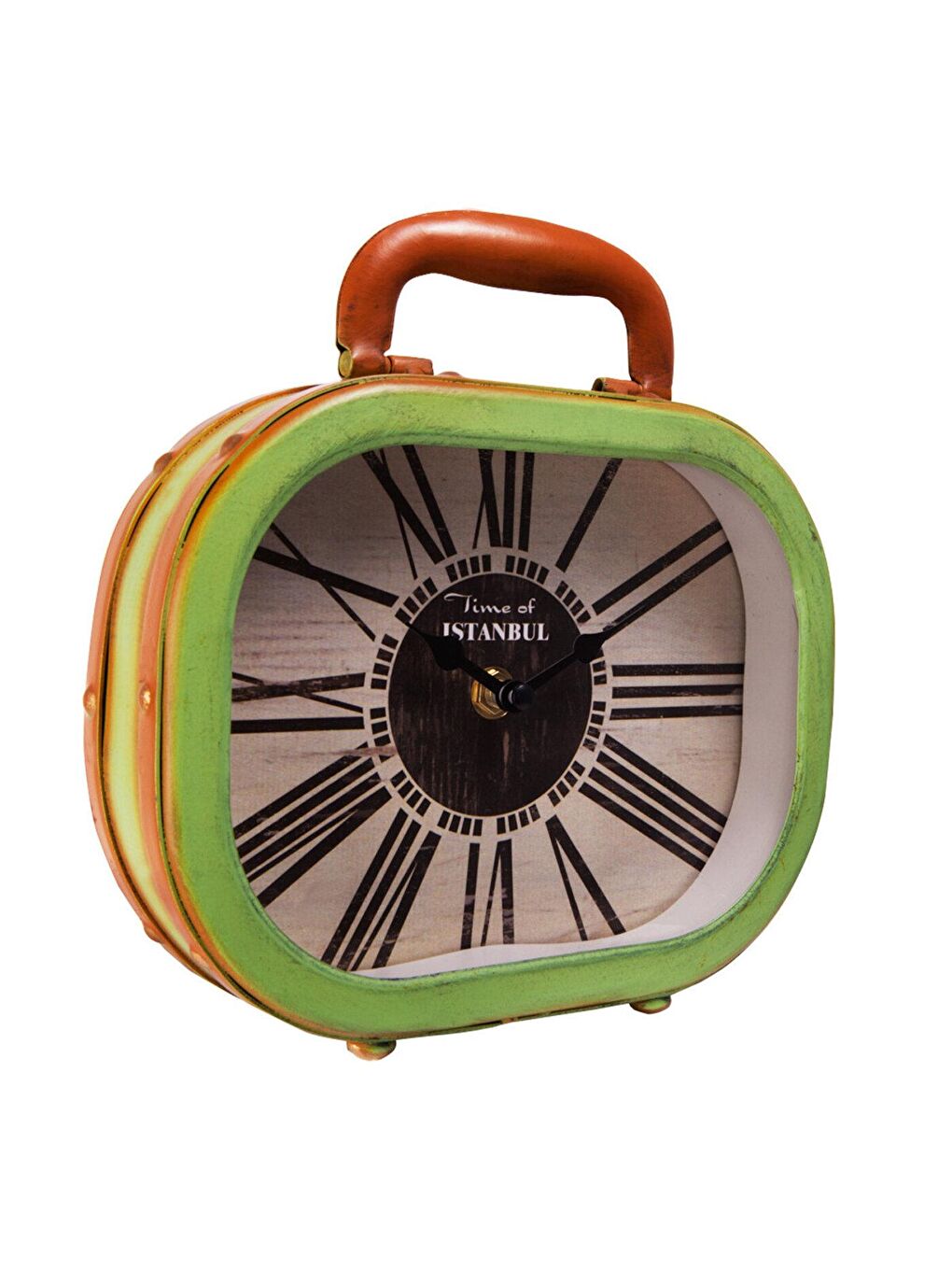 Bavul Masa Saati Yeşil-3