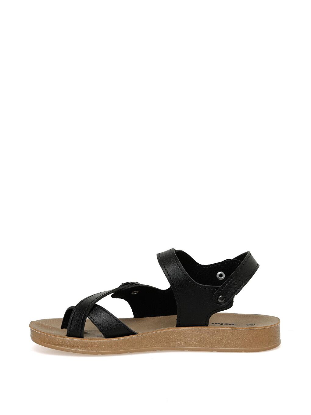 158657.Z3FX Siyah Kadın Comfort Sandalet-2