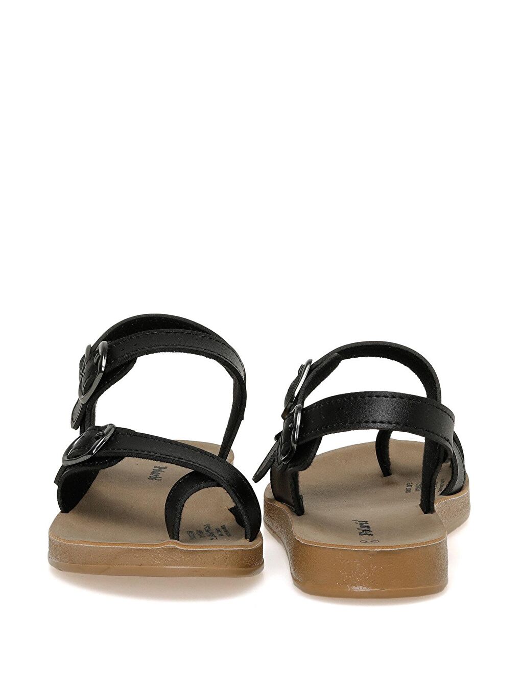 158657.Z3FX Siyah Kadın Comfort Sandalet-4