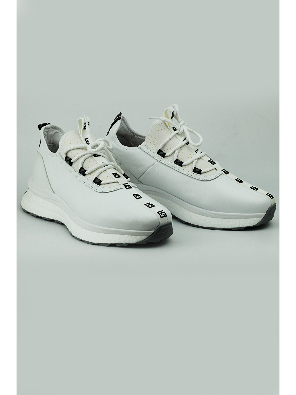 Beyaz Auden Hakiki Deri  Sneaker  Erkek-1