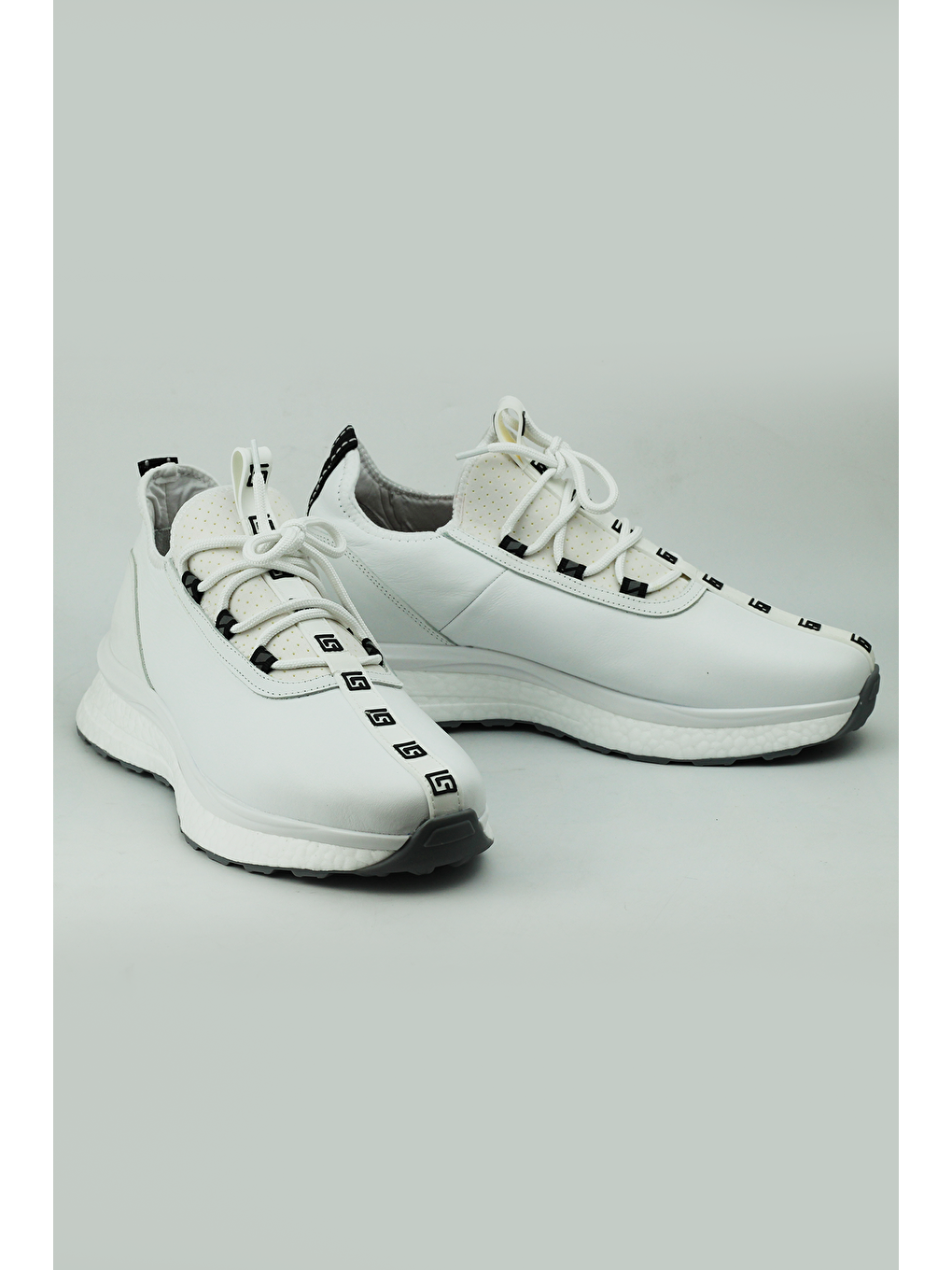 Beyaz Auden Hakiki Deri  Sneaker  Erkek-2