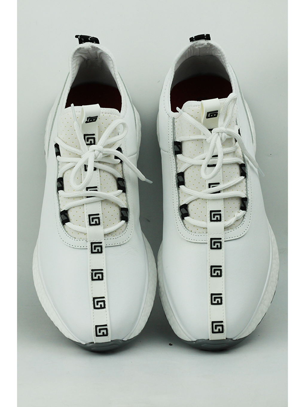 Beyaz Auden Hakiki Deri  Sneaker  Erkek-4