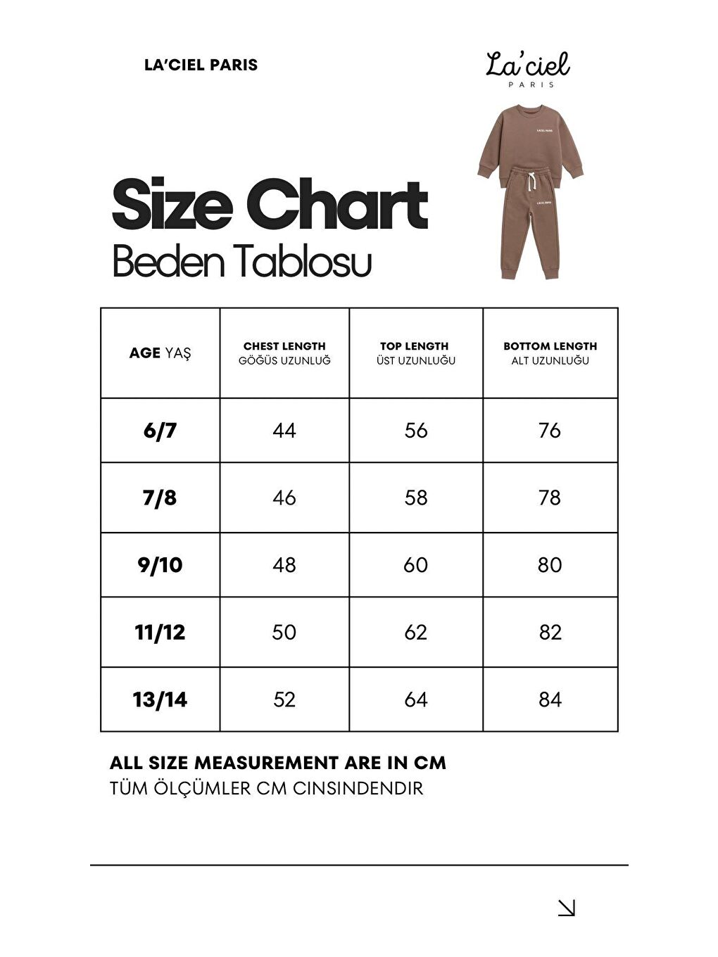 Erkek Çocuk Pamuklu Kahverengi Oversize Sweatshirt Eşofman Alt Takım - Rahat Ve-4