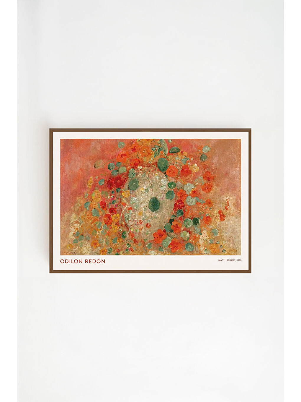 Beyaz Tek Parça Kahverengi Gerçek Ahşap Çerçeveli Tablo Seti - Model 41 - ERSYKHVCRV41-2030-1