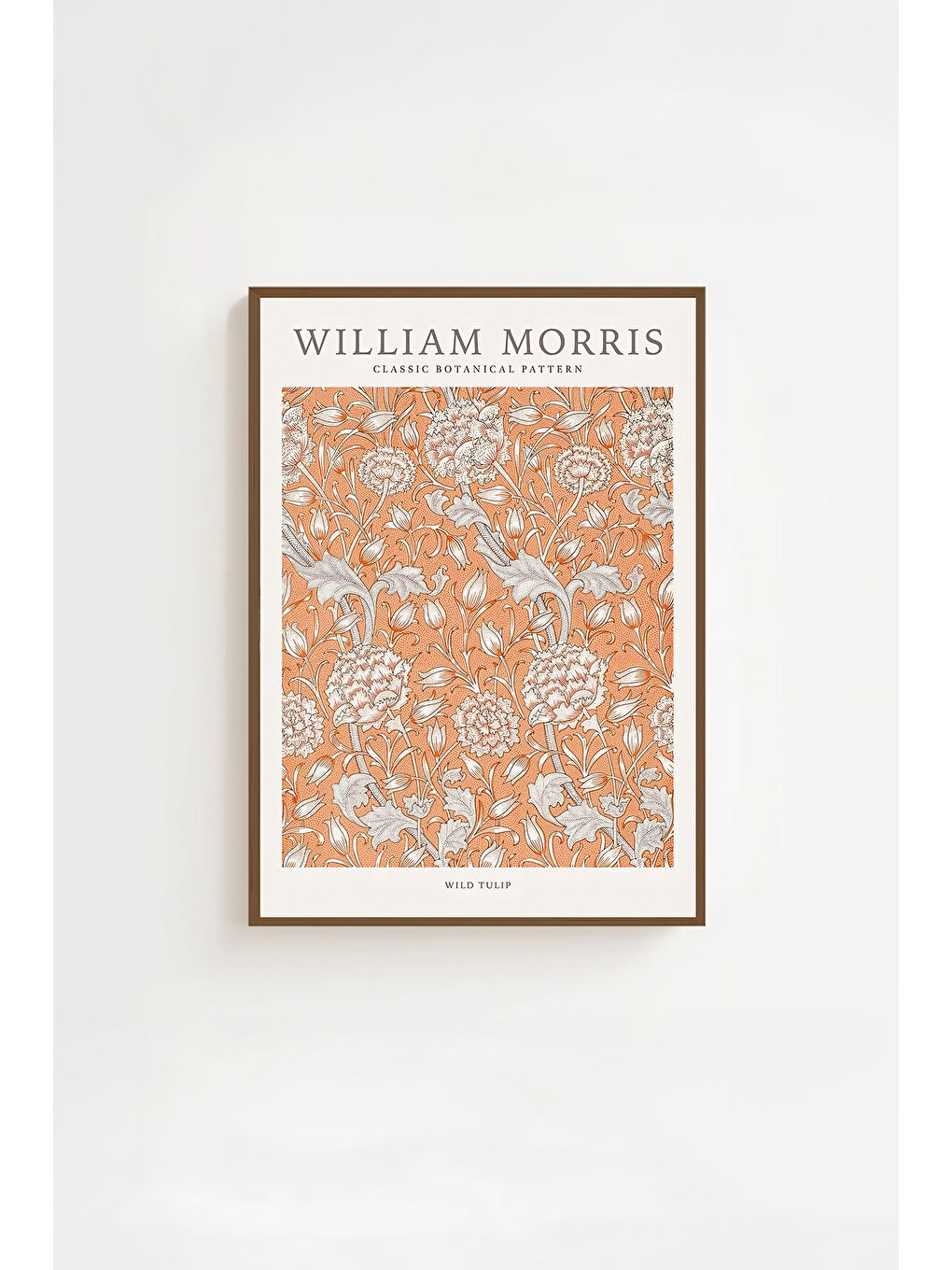 Beyaz Tek Parça Kahverengi Gerçek Ahşap Çerçeveli Tablo Seti - Model 42 - ERSYKHVCRV42-3348-1