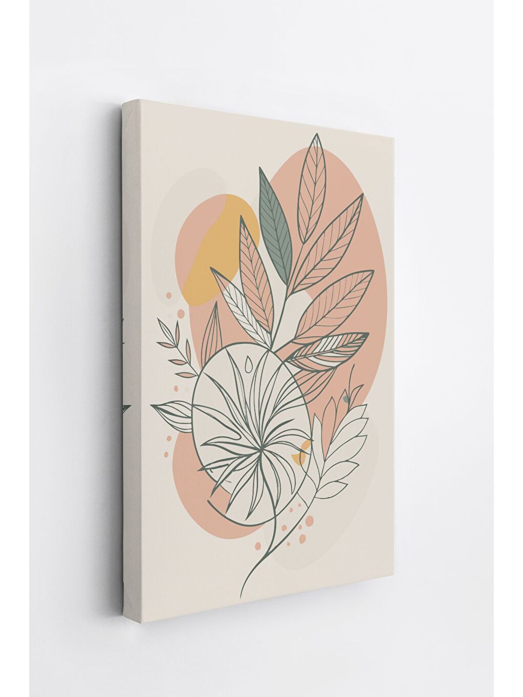 Beyaz Dekoratif Kanvas Tablo - ERSYSB011 - ERSYSB011-70100-1