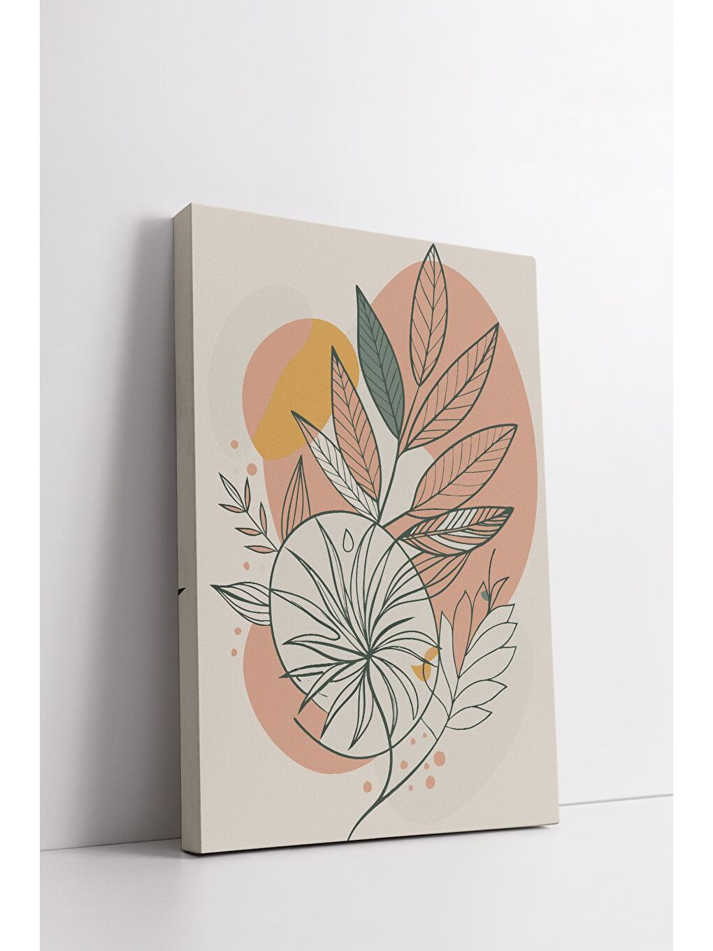 Beyaz Dekoratif Kanvas Tablo - ERSYSB011 - ERSYSB011-70100-2