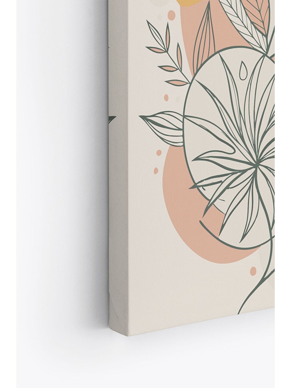 Beyaz Dekoratif Kanvas Tablo - ERSYSB011 - ERSYSB011-70100-3