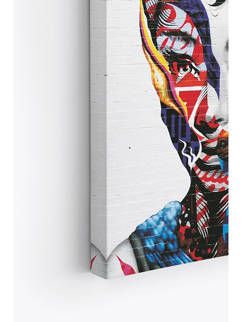 Beyaz Dekoratif Kanvas Tablo - ERSYSB014 - ERSYSB014-70100-3