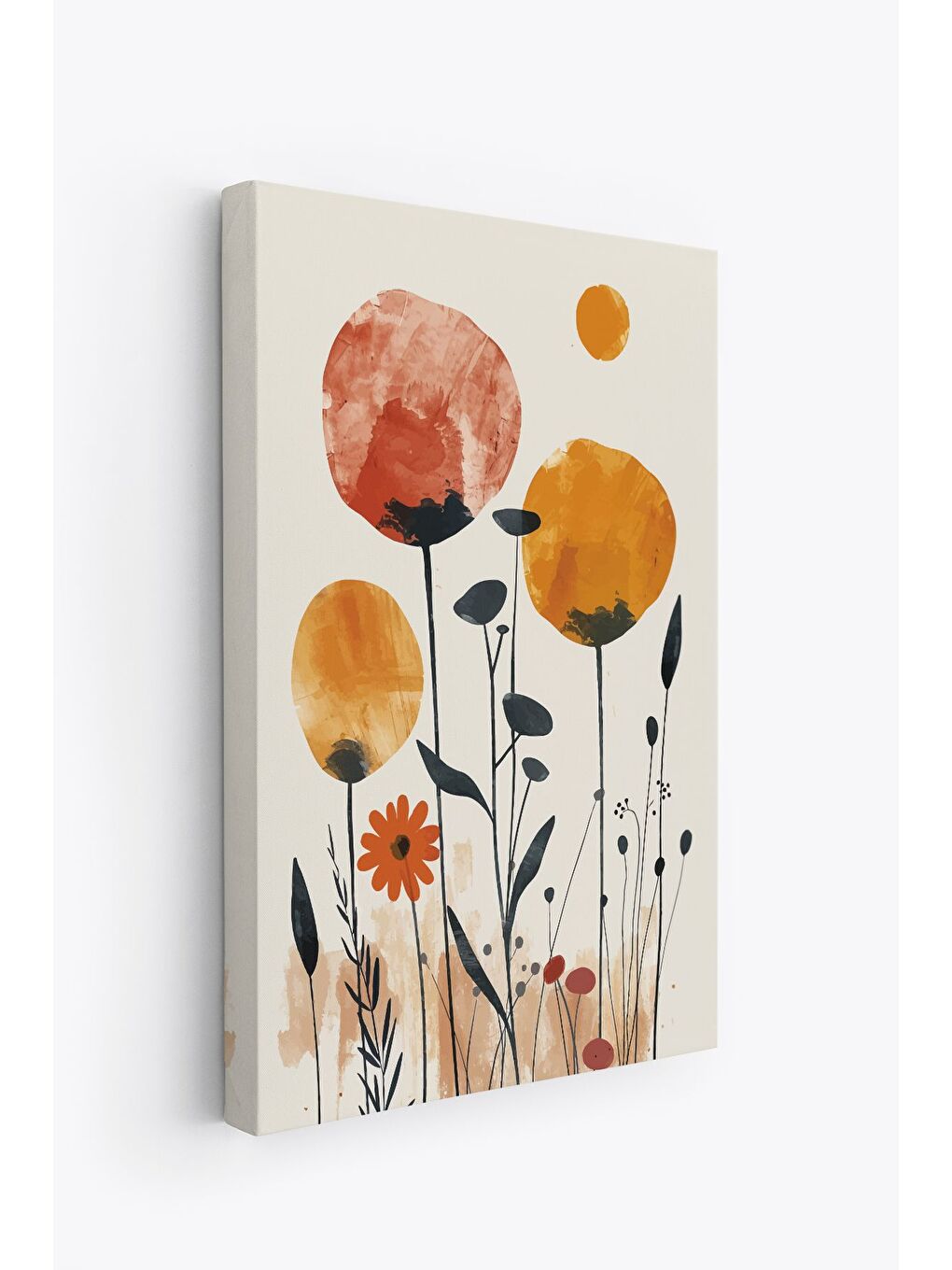 Beyaz Dekoratif Kanvas Tablo - ERSYSB020 - ERSYSB020-4060-1