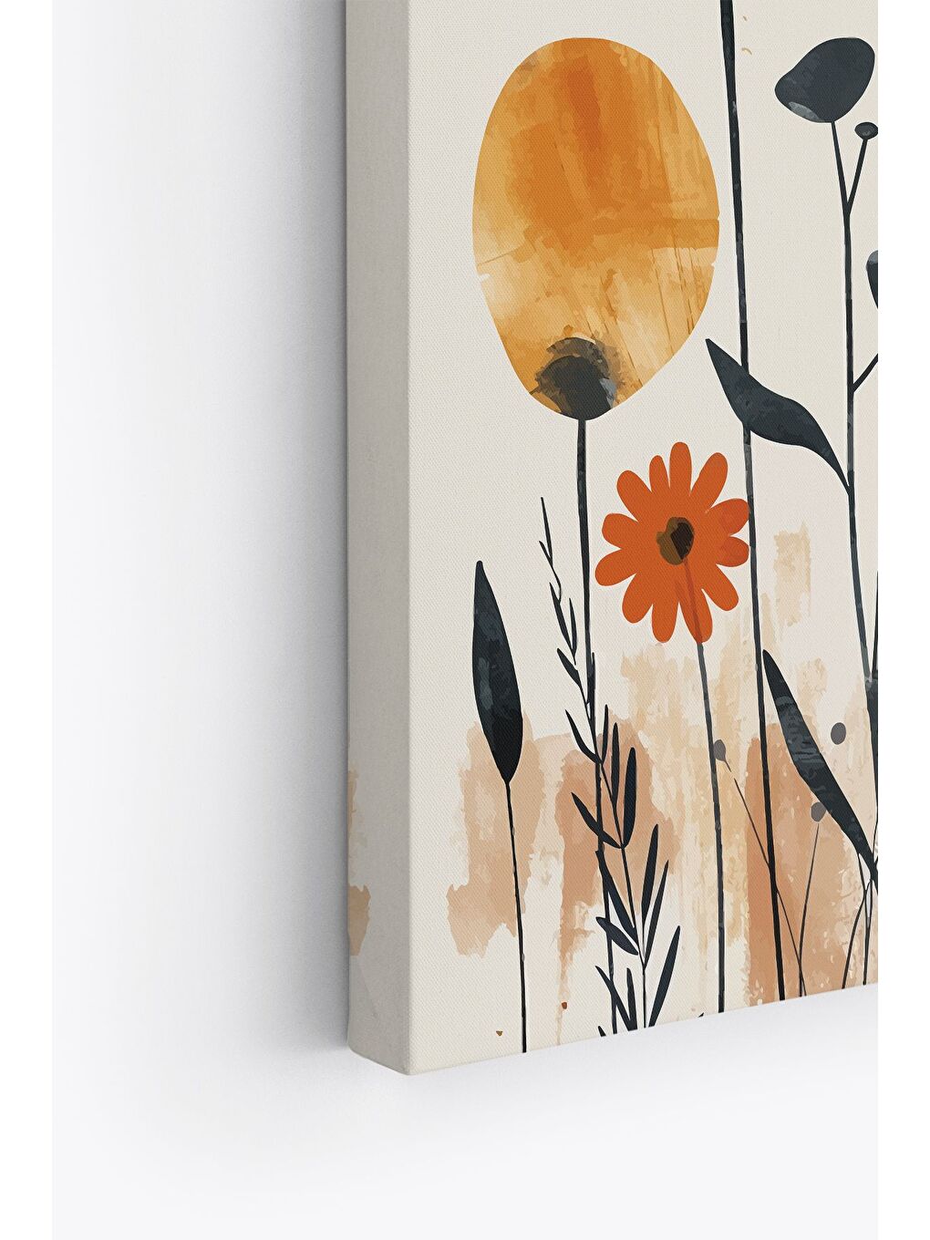 Beyaz Dekoratif Kanvas Tablo - ERSYSB020 - ERSYSB020-4060-3