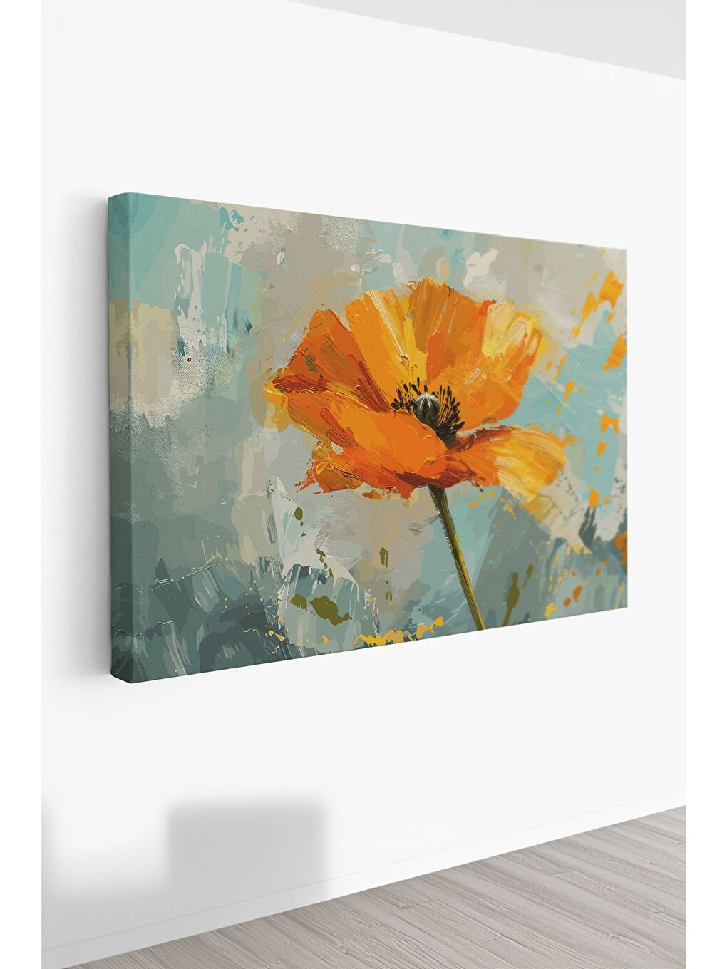 Beyaz Dekoratif Kanvas Tablo - ERSYSB024 - ERSYSB024-70100-1